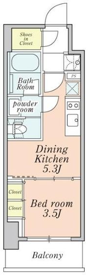 クレストコート本所吾妻橋の間取り画像