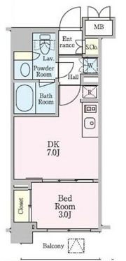 クレストコート押上の間取り画像
