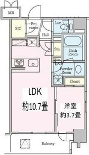 クレストコート押上の間取り画像