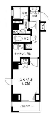 レジディア九段下の間取り画像