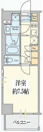 クレストコート清澄白河の間取り画像