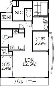 ヴィラ鴻巣の間取り画像