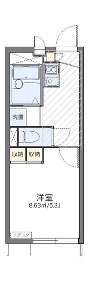 レオパレスサン ミラードの間取り画像