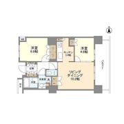 豊洲シエルタワーの間取り画像