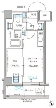 パークアクシス文京本郷の間取り画像