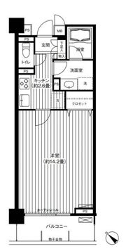 カナーリス月島の間取り画像