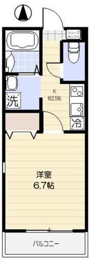 クレイス武蔵関の間取り画像
