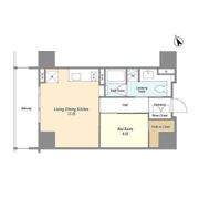 ASPRIME八丁堀の間取り画像