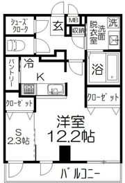 ヴィラ鴻巣の間取り画像
