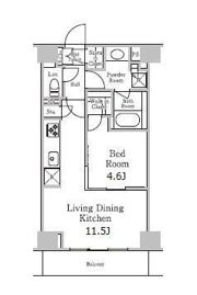 レジディア千駄木の間取り画像