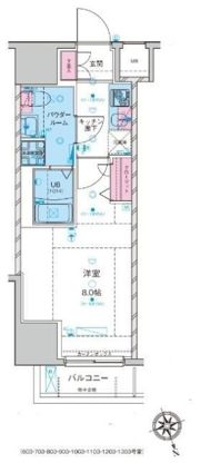 ジェノヴィア浅草駅前スカイガーデンの間取り画像