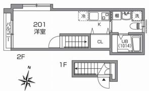 グランエッグス東高円寺の間取り画像