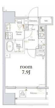 Log文京SENDAGIの間取り画像