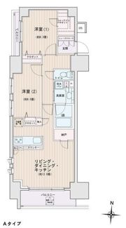 エスティメゾン錦糸町Ⅱの間取り画像