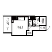 シーズンフラッツ蔵前清澄通りの間取り画像