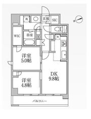 レジディア新御徒町Ⅱの間取り画像