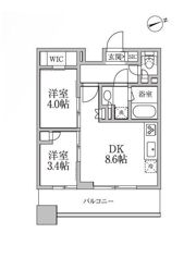 レジディア新御徒町Ⅱの間取り画像