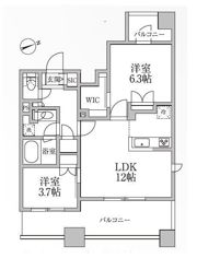 レジディア新御徒町Ⅱの間取り画像