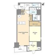 RESiA日本橋小伝馬町の間取り画像