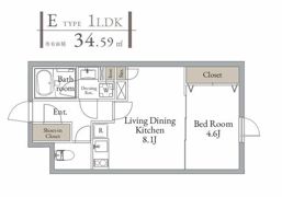 LiveFlat西荻窪の間取り画像