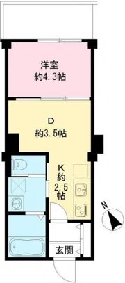 つむぎの杜 西荻みなみの間取り画像