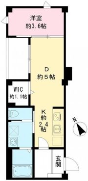 つむぎの杜 西荻みなみの間取り画像