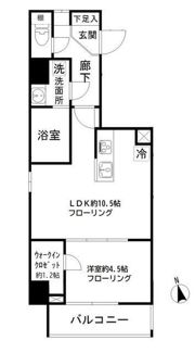 モンレーヴ御徒町の間取り画像