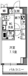 S－RESIDENCE新御徒町Westの間取り画像