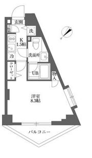 ムーブメンツ西早稲田の間取り画像