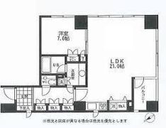 プレイアデ虎ノ門の間取り画像
