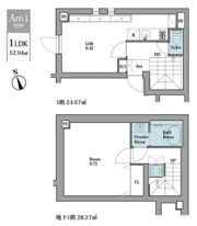 LEGALAND早稲田鶴巻町の間取り画像