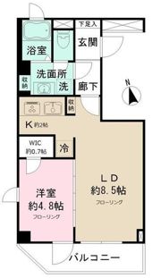 リテラス九段南の間取り画像