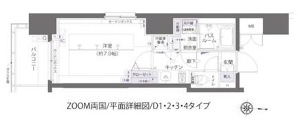 ZOOM両国の間取り画像