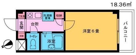 深川富岡三番館の間取り画像