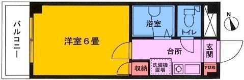深川富岡三番館の間取り画像