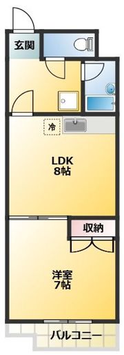 パークサイドマンション松が丘の間取り画像