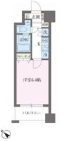 KDXレジデンス森下千歳の間取り画像