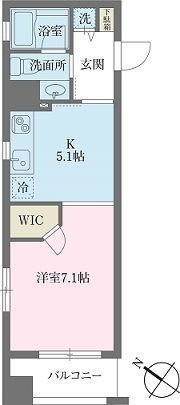 KDXレジデンス森下千歳の間取り画像