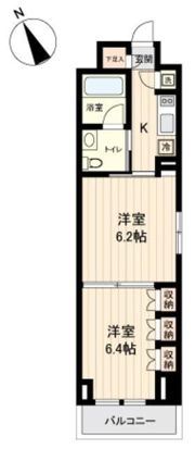 プラティーク清澄白河の間取り画像