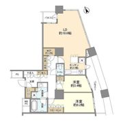 ザ・パークハウス西新宿タワー60の間取り画像
