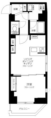 ステージファースト仲御徒町の間取り画像
