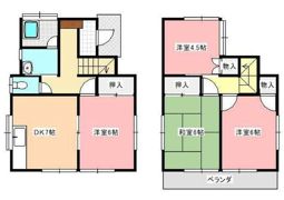 加須市東栄2－11－56貸家の間取り画像
