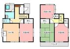 加須市東栄2－11－56貸家の間取り画像