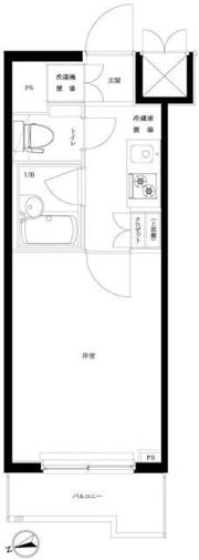 ルーブル北新宿の間取り画像