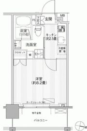 コスモグランス南品川の間取り画像