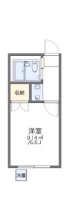 レオパレスブルーリバーの間取り画像