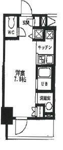 カスタリア門前仲町Ⅱの間取り画像