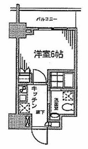 カスタリア門前仲町Ⅱの間取り画像