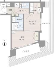 セントラルレジデンス番町シティタワーの間取り画像