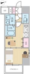 エスティメゾン門前仲町の間取り画像